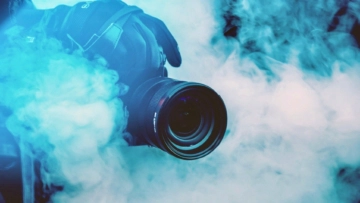 Video special effects using smoke